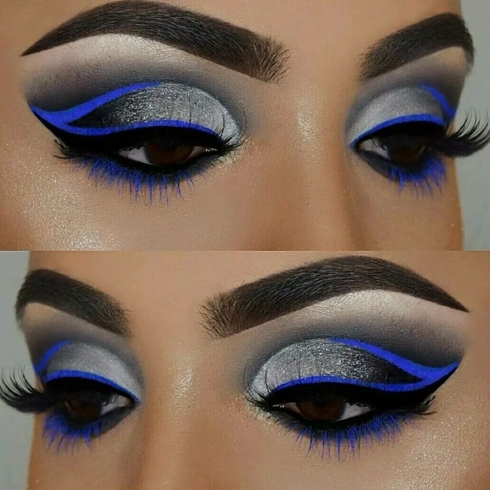 Illuminati Cosmetics Gel Paint Electric Pink And Blue Eyeliner Duo